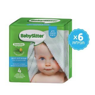 6 מארזי רביעיית מגבונים ללא בישום