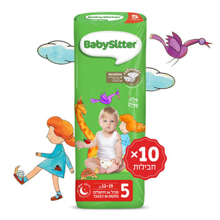 10 חבילות חיתולים מידה 5 מהדורת סיפור ישראלי